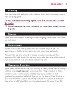 Предварительный просмотр 9 страницы Philips Essence
HR2394 User Manual