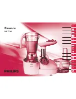 Philips Essence HR7765 User Manual preview