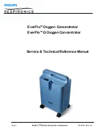 Philips EverFlo Service And Technical Reference Manual предпросмотр