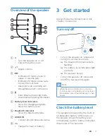 Предварительный просмотр 6 страницы Philips EverPlay BT3900 User Manual