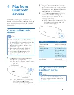 Предварительный просмотр 8 страницы Philips EverPlay BT7900 User Manual