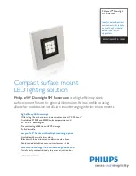 Preview for 1 page of Philips eW Downlight P-5977 Specifications