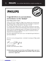 Предварительный просмотр 4 страницы Philips EXP 301 User Manual