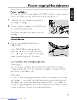 Предварительный просмотр 15 страницы Philips EXP 301 User Manual