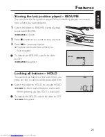 Предварительный просмотр 21 страницы Philips EXP 501/00 User Manual