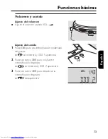 Предварительный просмотр 73 страницы Philips EXP 501/00 User Manual