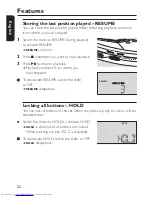 Предварительный просмотр 22 страницы Philips Exp 501 User Manual