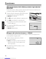 Предварительный просмотр 72 страницы Philips Exp 501 User Manual