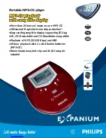 Preview for 1 page of Philips EXP31317 Specifications