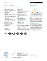 Предварительный просмотр 2 страницы Philips EXP3482 Expanium Specifications