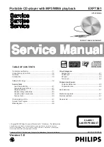 Philips EXP7361 Service Manual предпросмотр