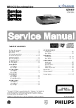 Philips Expanium AZ 4000 Service Manual предпросмотр