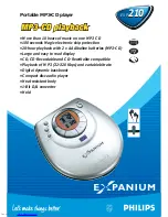 Philips Expanium EXP 210 Specifications предпросмотр