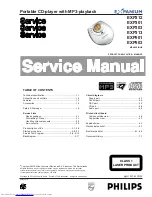 Предварительный просмотр 1 страницы Philips Expanium EXP 301 Service Manual