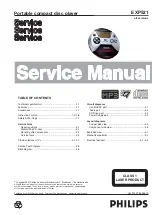 Предварительный просмотр 1 страницы Philips eXpanium eXp 521 Service Manual