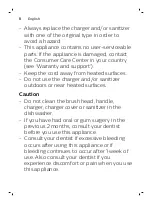 Preview for 8 page of Philips ExpertClean Sonicare 7300 Manual