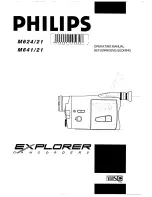 Philips Explorer M624/21 Operating Manual preview