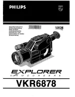 Philips Explorer VKR6878 Operating Instructions Manual preview