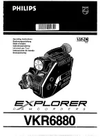 Philips Explorer VKR6880 Operating Instructions Manual preview