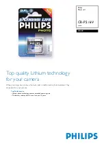 Philips ExtremeLife CR-P2 Brochure preview