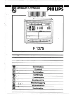 Philips F1275 User Manual preview