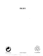 Предварительный просмотр 16 страницы Philips FA 911 Operating Manual