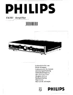 Предварительный просмотр 1 страницы Philips FA761 Instructions For Use Manual