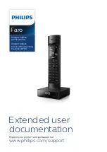 Preview for 1 page of Philips Faro 770 Series Extended User Documentation