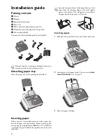 Preview for 4 page of Philips Faxjet 335 User Manual