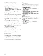 Preview for 18 page of Philips Faxjet 335 User Manual