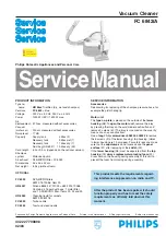 Philips FC 6842/A Service Manual preview