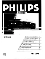 Предварительный просмотр 1 страницы Philips FC 911 User Manual