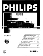 Предварительный просмотр 1 страницы Philips FC 931 User Manual