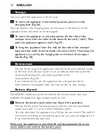 Preview for 12 page of Philips FC6125 User Manual