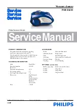 Preview for 1 page of Philips FC8136 Service Manual