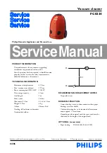 Philips FC8334 Service Manual предпросмотр