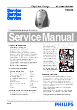 Предварительный просмотр 1 страницы Philips FC8412 Service Manual