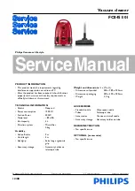 Предварительный просмотр 1 страницы Philips FC8450/01 Service Manual