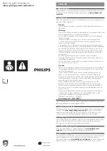 Предварительный просмотр 1 страницы Philips FC8589 Manual