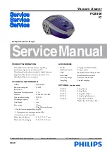 Предварительный просмотр 1 страницы Philips FC8600 Service Manual