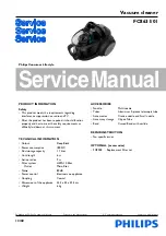 Philips FC8631/01 Service Manual preview