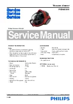 Philips FC8632/01 Service Manual предпросмотр