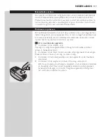 Предварительный просмотр 119 страницы Philips FC9080/01 User Manual