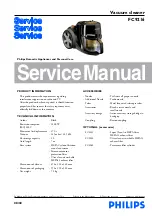 Philips FC9216 Service Manual preview