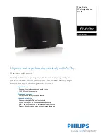 Philips Fidelio AD7000W Brochure предпросмотр