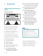 Предварительный просмотр 4 страницы Philips Fidelio AD7050W User Manual