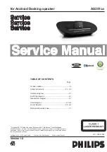 Preview for 1 page of Philips Fidelio AS351 Service Manual