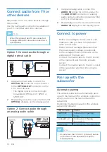 Предварительный просмотр 11 страницы Philips Fidelio B97 User Manual