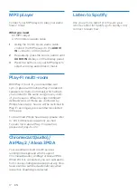 Preview for 18 page of Philips Fidelio B97 User Manual