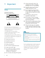 Preview for 3 page of Philips Fidelio DCW8010 User Manual